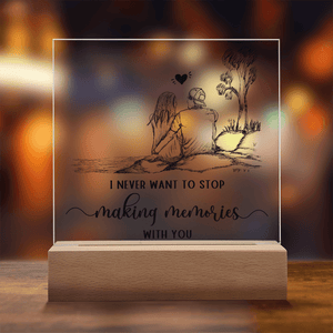 Acrylic Square Plaque - HEARTEN