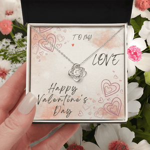 To My Love Love Knot Necklace - Valentine's Day Gift - HEARTEN