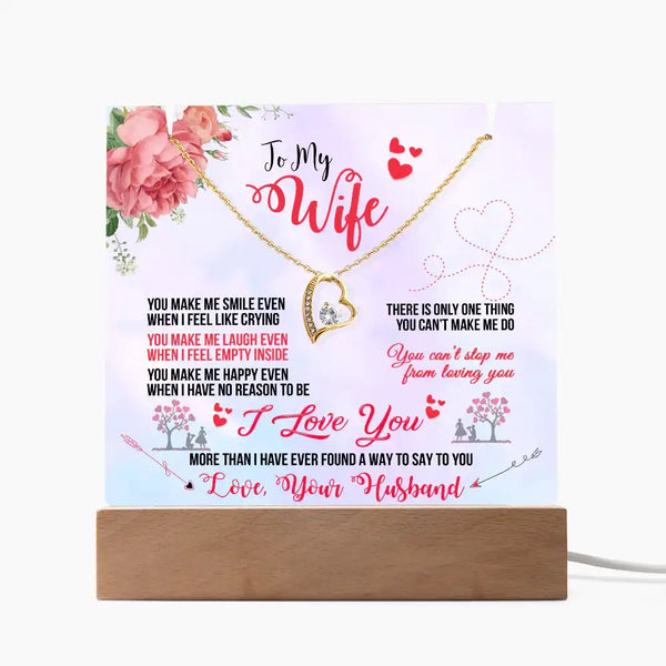 Keepsake Acrylic & Forever Love Necklace - HEARTEN