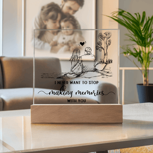 Acrylic Square Plaque - HEARTEN