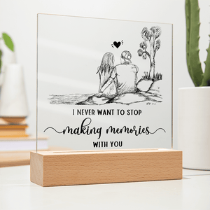 Acrylic Square Plaque - HEARTEN
