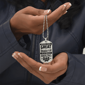 Luxury Graphic Dog Tag Necklace - HEARTEN