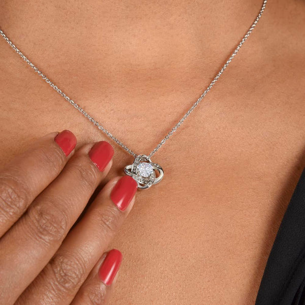 To My Beautiful Future Wife - Love Knot Necklace - HEARTEN