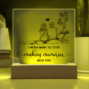 Acrylic Square Plaque - HEARTEN