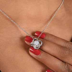 To My Beautiful Wife - Love Knot Necklace - HEARTEN