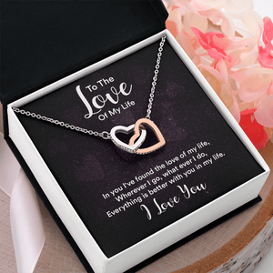 Interlocking Hearts Necklace (Yellow & White Gold Variants) - HEARTEN