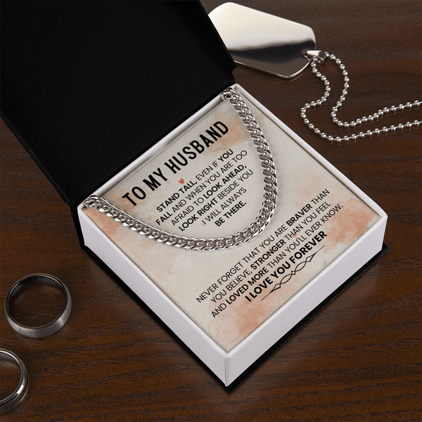 To My Amazing Husband – Cuban Link Chain - HEARTEN