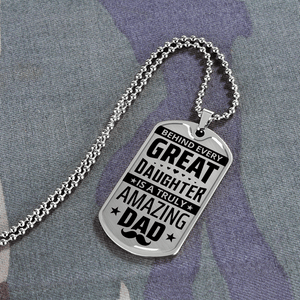 Luxury Graphic Dog Tag Necklace - HEARTEN