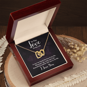 Interlocking Hearts Necklace (Yellow & White Gold Variants) - HEARTEN