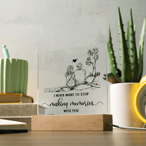Acrylic Square Plaque - HEARTEN