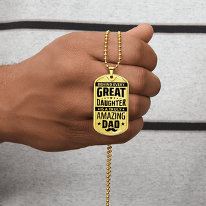 Luxury Graphic Dog Tag Necklace - HEARTEN