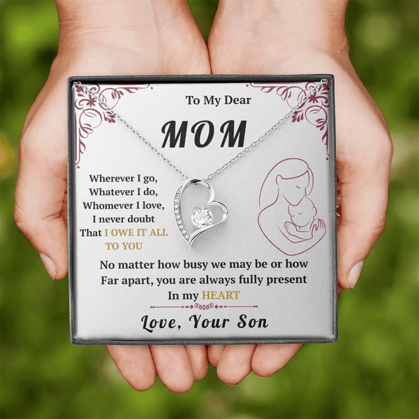 To My Mom - Forever Love Necklace - HEARTEN