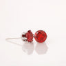 Red Cubic Zirconia Earrings