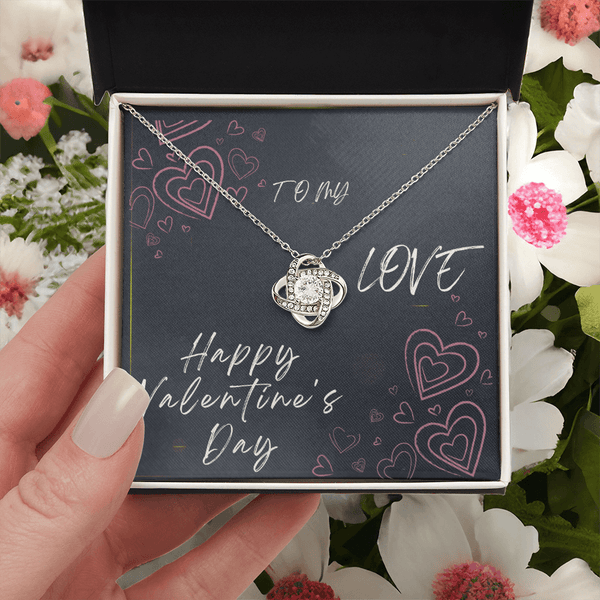To My Love Love Knot Necklace - Valentine's Day Gift - HEARTEN