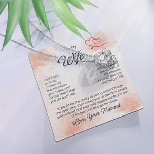 To My Beautiful Wife - Forever Love Necklace - HEARTEN