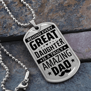 Luxury Graphic Dog Tag Necklace - HEARTEN