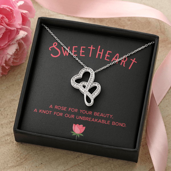 Heart - to - Heart Pendant Necklace - HEARTEN