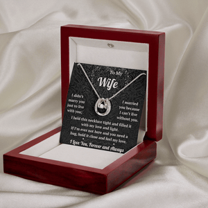 To My Wife  - Lucky In Love Necklace - HEARTEN