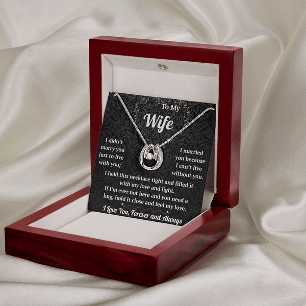 To My Wife  - Lucky In Love Necklace - HEARTEN
