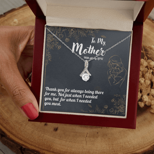To my Mother Alluring Beauty Necklace - HEARTEN10