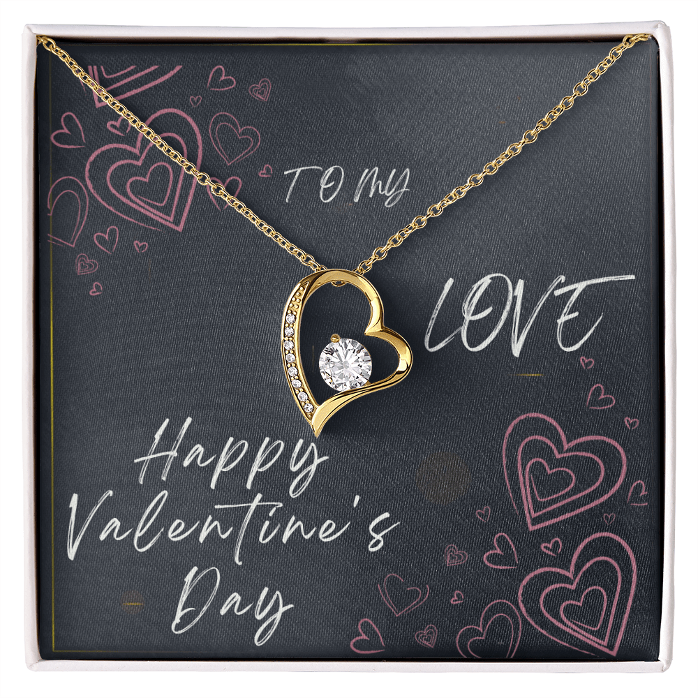 To My Love Forever Love Necklace - Valentine's Day Gift - HEARTEN