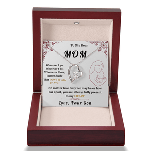 To My Mom - Forever Love Necklace - HEARTEN