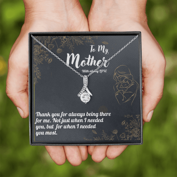 To my Mother Alluring Beauty Necklace - HEARTEN6