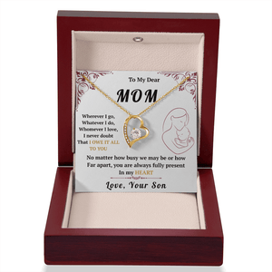 To My Mom - Forever Love Necklace - HEARTEN