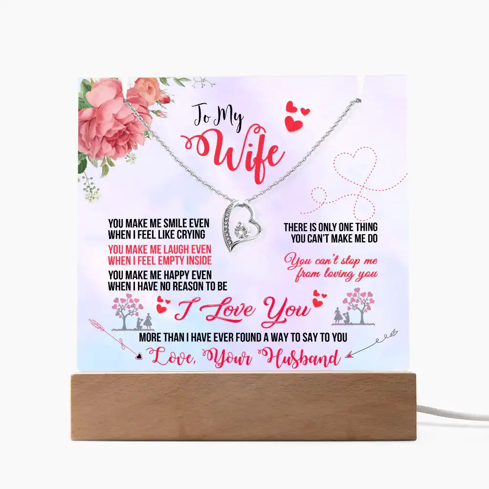 Keepsake Acrylic & Forever Love Necklace - HEARTEN