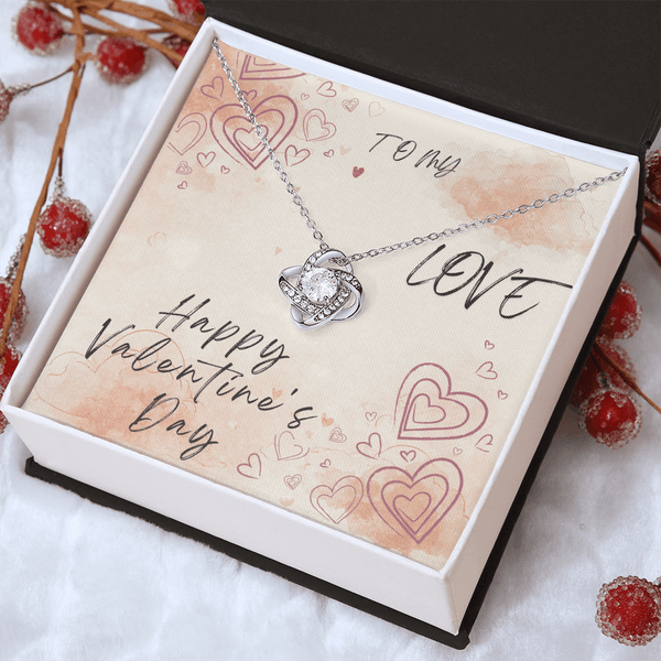 To My Love Love Knot Necklace - Valentine's Day Gift - HEARTEN