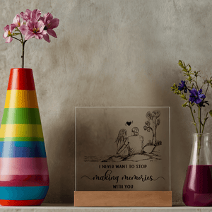 Acrylic Square Plaque - HEARTEN