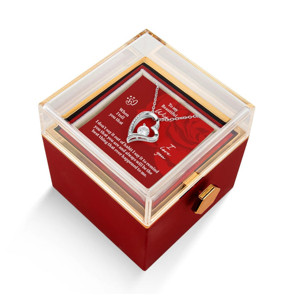 Forever Love with Rotating Rose Gift Box - HEARTEN