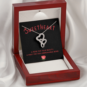 Heart - to - Heart Pendant Necklace - HEARTEN