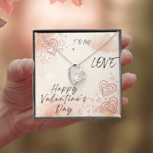 To My Love Forever Love Necklace - Valentine's Day Gift - HEARTEN
