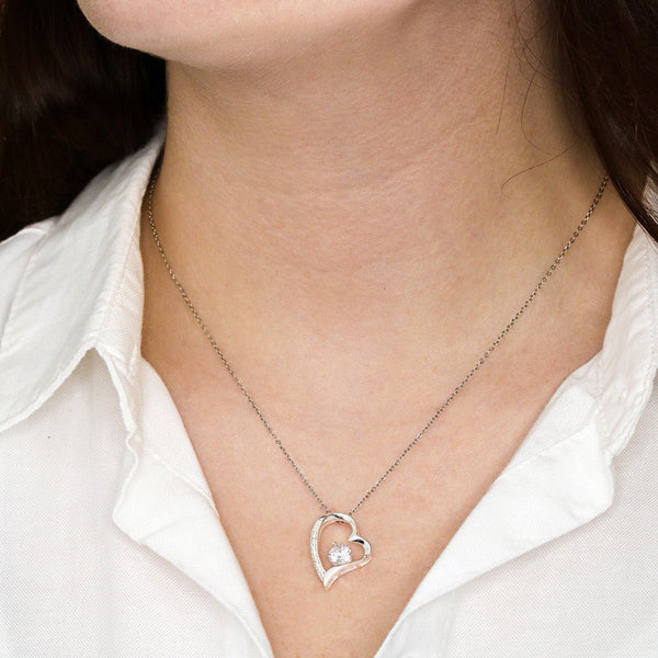 To My Beautiful Wife - Forever Love Necklace - HEARTEN