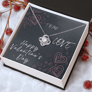 To My Love Love Knot Necklace - Valentine's Day Gift - HEARTEN