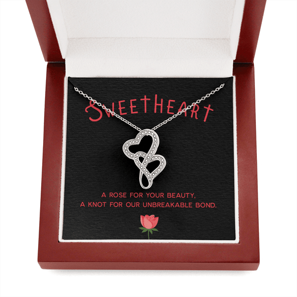 Heart - to - Heart Pendant Necklace - HEARTEN