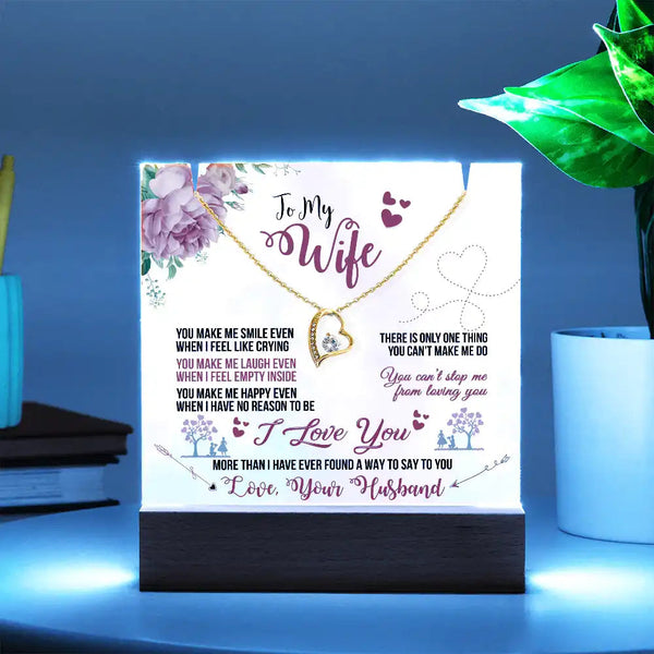 Keepsake Acrylic & Forever Love Necklace - HEARTEN