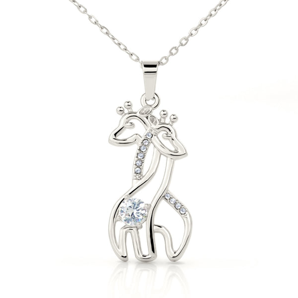 To My Beautiful Daughter - Giraffe Necklace - HEARTEN