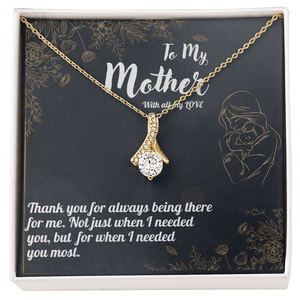To my Mother Alluring Beauty Necklace - HEARTEN1