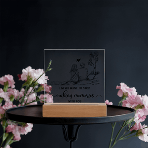 Acrylic Square Plaque - HEARTEN