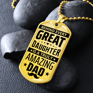 Luxury Graphic Dog Tag Necklace - HEARTEN