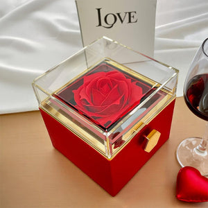 Forever Love with Rotating Rose Gift Box - HEARTEN