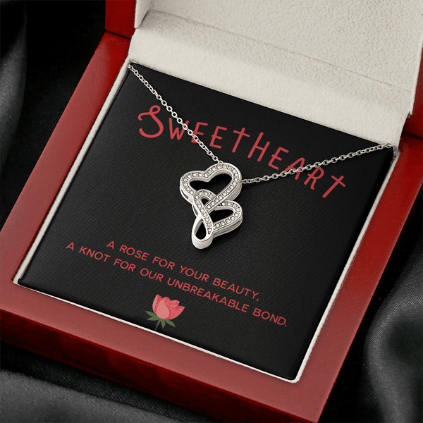 Heart - to - Heart Pendant Necklace - HEARTEN