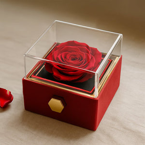Forever Love with Rotating Rose Gift Box - HEARTEN