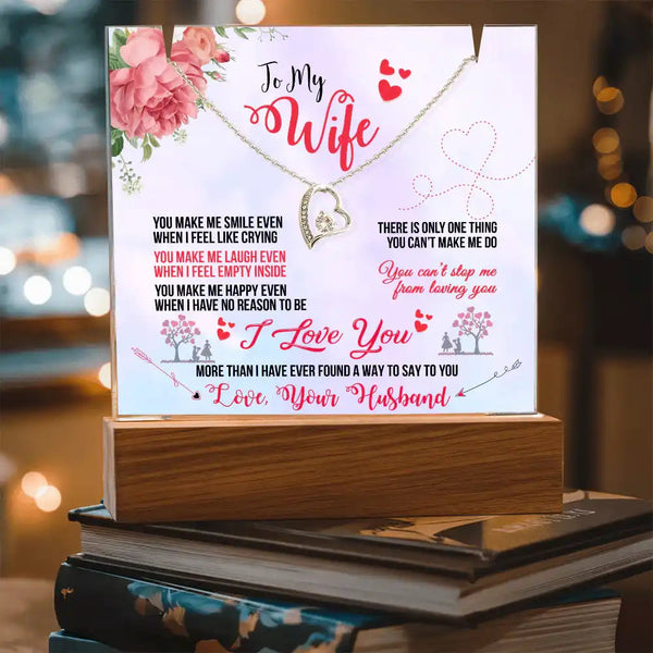 Keepsake Acrylic & Forever Love Necklace - HEARTEN