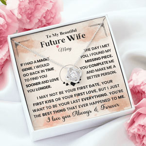 To My Beautiful Future Wife - Love Knot Necklace - HEARTEN
