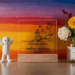 Acrylic Square Plaque - HEARTEN