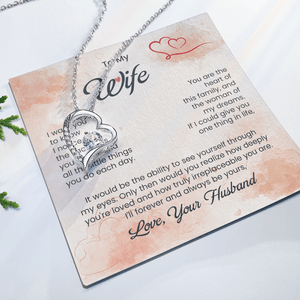 To My Beautiful Wife - Forever Love Necklace - HEARTEN