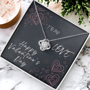 To My Love Love Knot Necklace - Valentine's Day Gift - HEARTEN